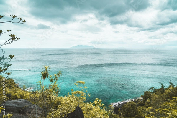 Obraz seychelles anse major trail