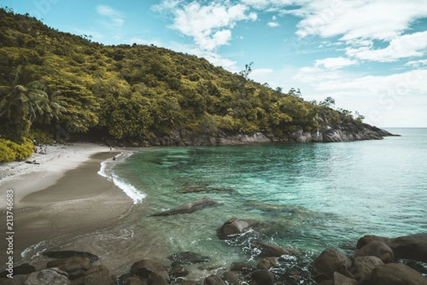 Obraz seychelles anse major beach