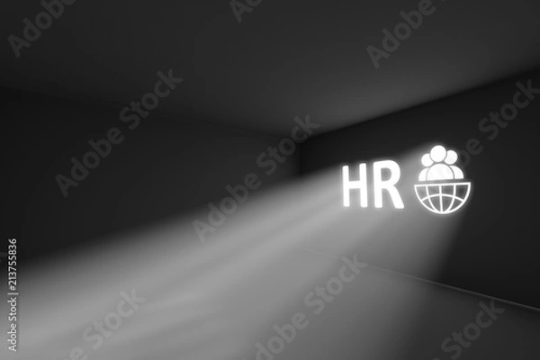 Fototapeta HR rays volume light concept 3d illustration
