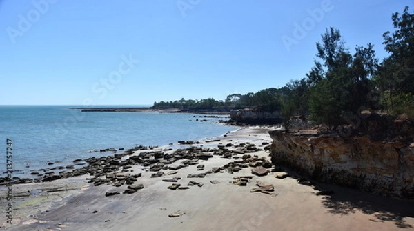 Fototapeta East Point Reserve is one of the largest and most popular recreation areas for visitors. View from Dudley Point.