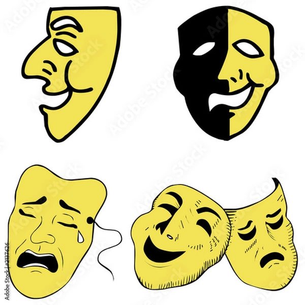 Fototapeta masques du carnaval