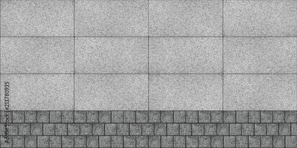 Obraz Layout of flags and cubes sett paving
