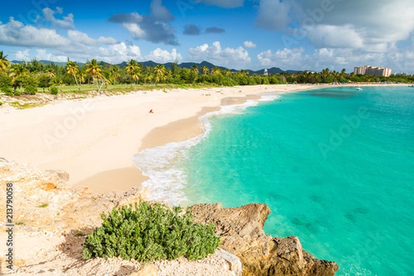 Obraz Sint Maarten Simpson Beach, Caribbean