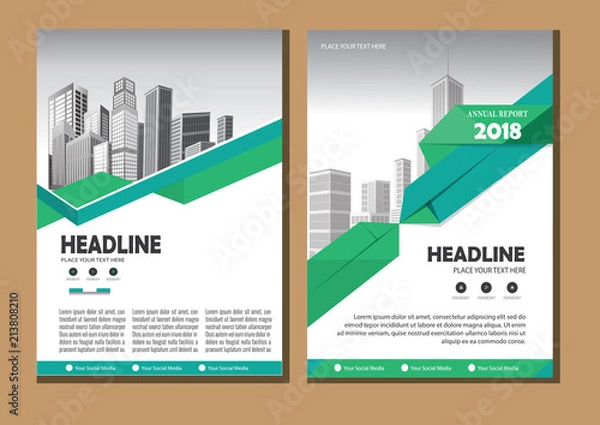 Obraz template, layout, cover, brochure, flyer, annual report for design background company