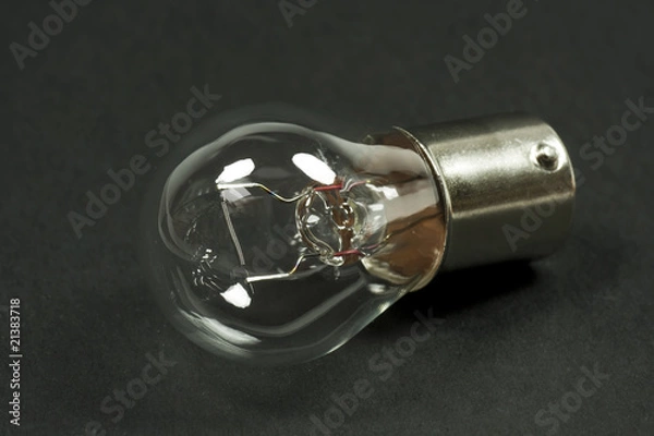 Fototapeta isolated car lightbulb