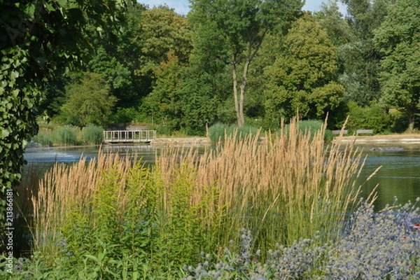 Obraz Kurpark mit See