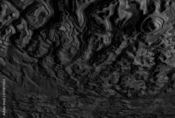 Obraz gray lines abstract 3d render 