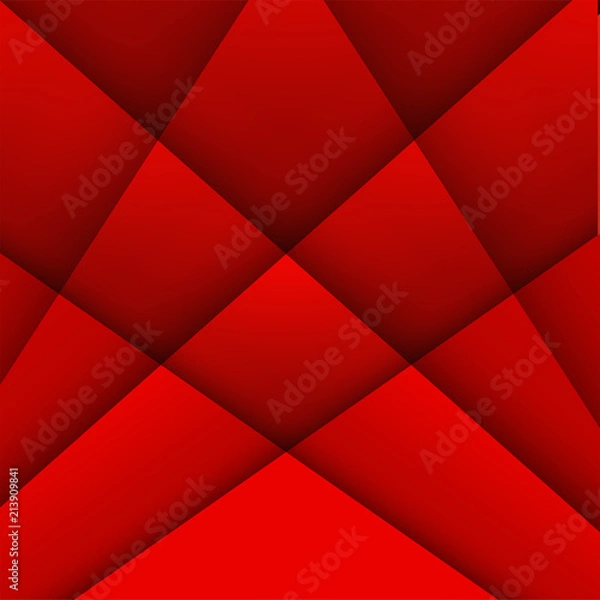 Obraz Abstract vector background with overlap red lines