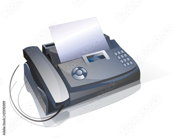 Fototapeta Fax