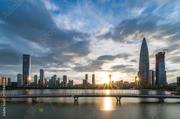 Fototapeta Shenzhen city scenery