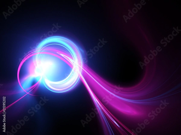 Obraz Abstract blue pink background