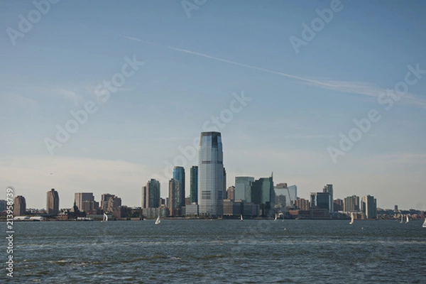 Fototapeta Manhattan Buildings view from Staten Island 