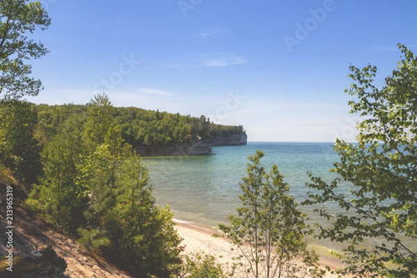 Obraz Pictured Rocks lakeshore