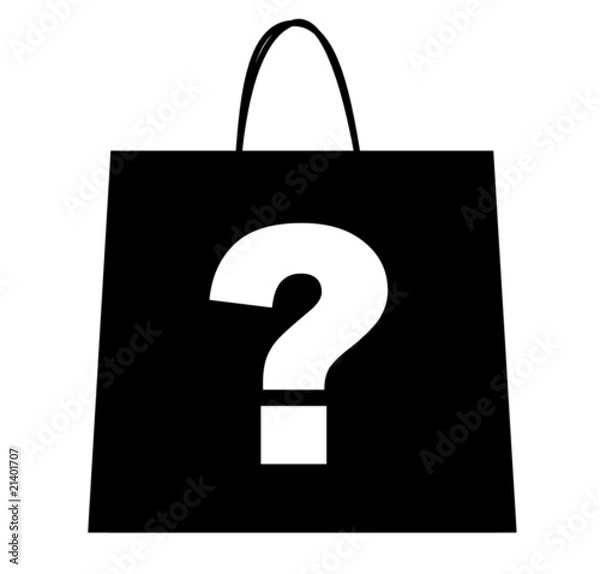 Obraz The bag with the question.