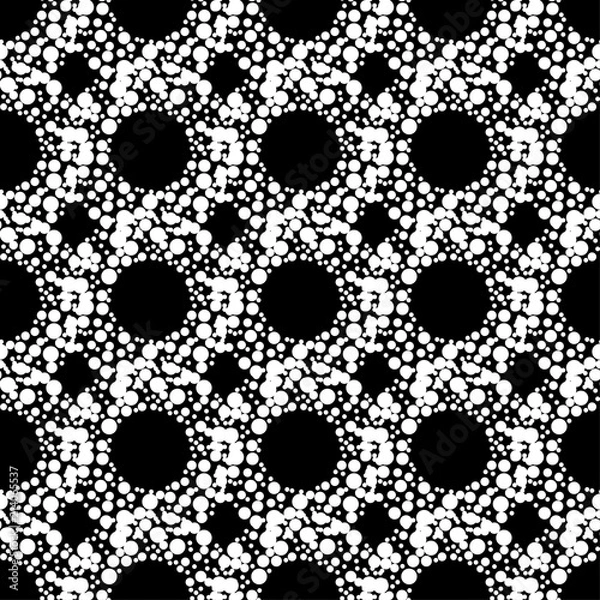 Fototapeta Polka dot seamless pattern. Dots texture. Geometric background. The colorful balls. Тextile rapport.