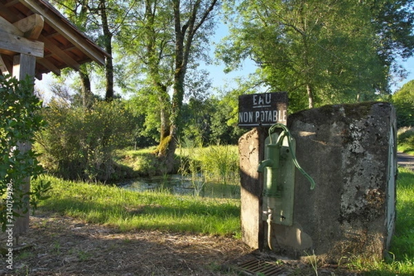 Obraz Eau non Potable