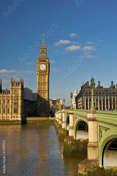 Obraz Big Ben and Westminster bridge