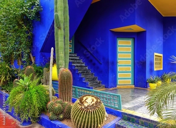 Fototapeta Ogród w Marrackech w Maroku