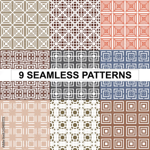 Obraz 9 seamless pattern