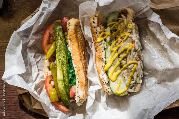 Obraz chicago hot dog