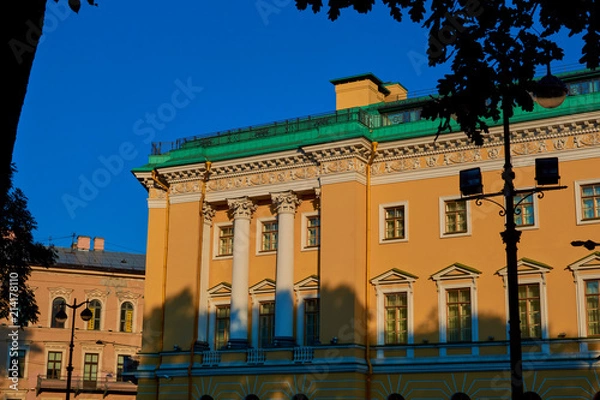 Obraz historic house river view