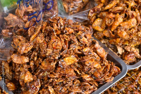 Obraz Squid spicy flavors Seafood Processing.