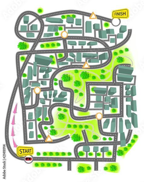 Fototapeta Labyrinth