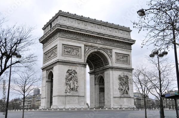 Fototapeta The Arc de Triomphe