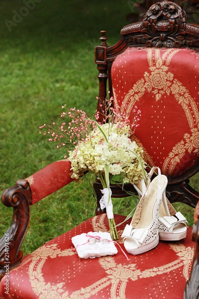 Obraz wedding shoes