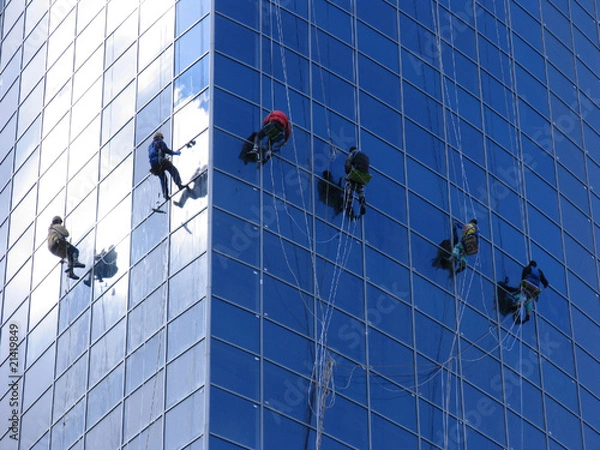 Obraz Window washers