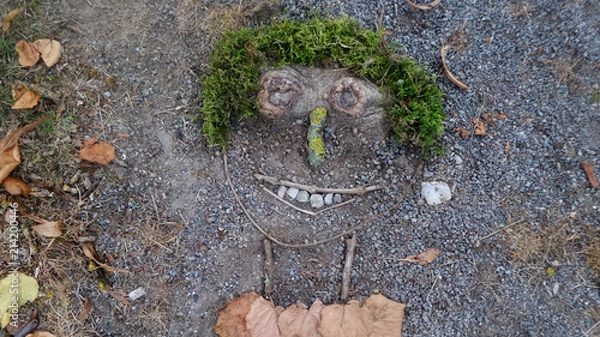 Obraz Landart Gesicht