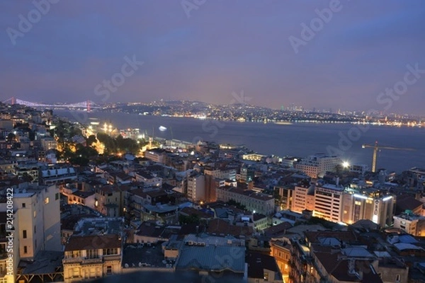 Obraz Bosphorus view from Galata Tower
