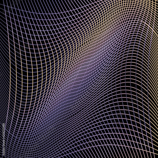Obraz Abstract vector grid with gradient texture. Geometric background for technological, business projects, web sites, covers.