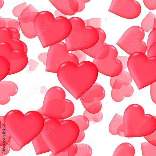 Obraz pink hearts