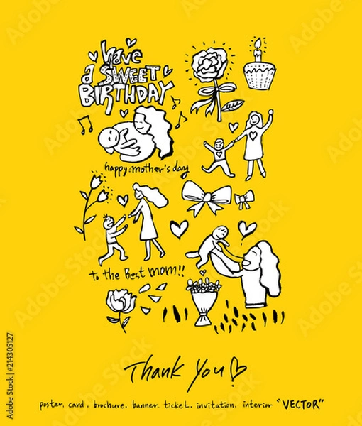 Obraz 인사말 / 손으로 쓴 글씨체