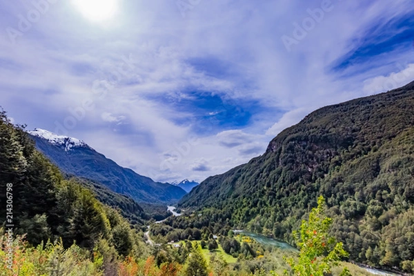 Obraz パタゴニアの渓谷
