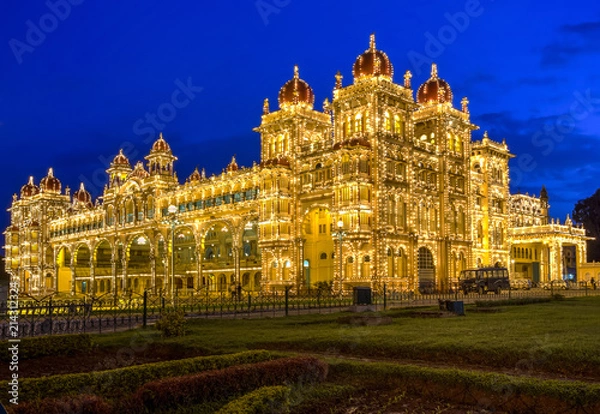 Fototapeta Pałac Mysore, Indie