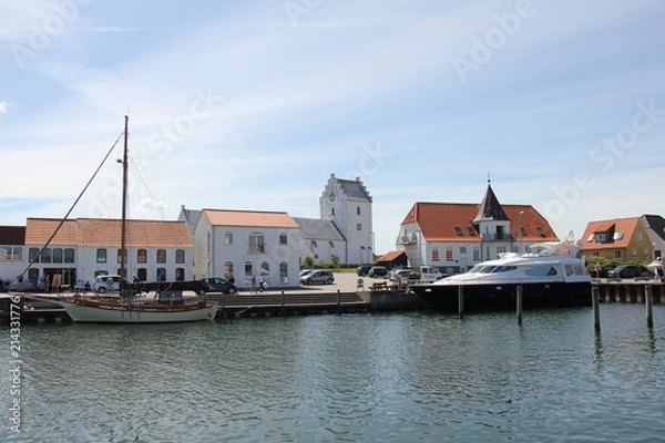 Obraz Saeby harbour, Denmark.