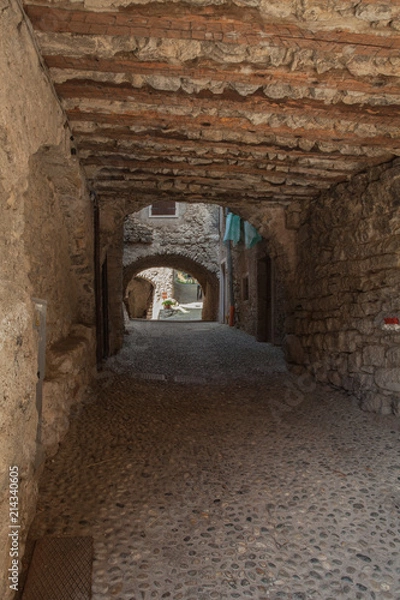 Obraz Vicolo del borgo medievale