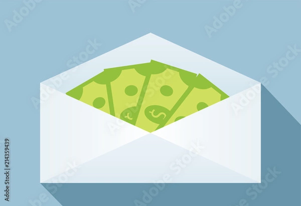 Obraz Money in envelope