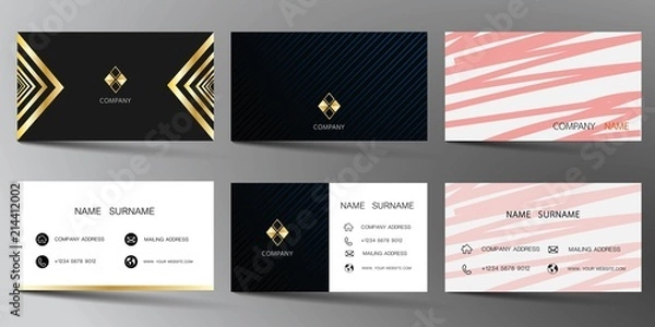 Obraz Business card set.