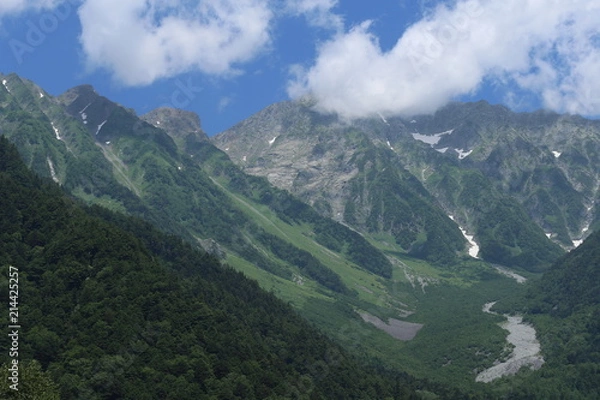Fototapeta 上高地の夏景色