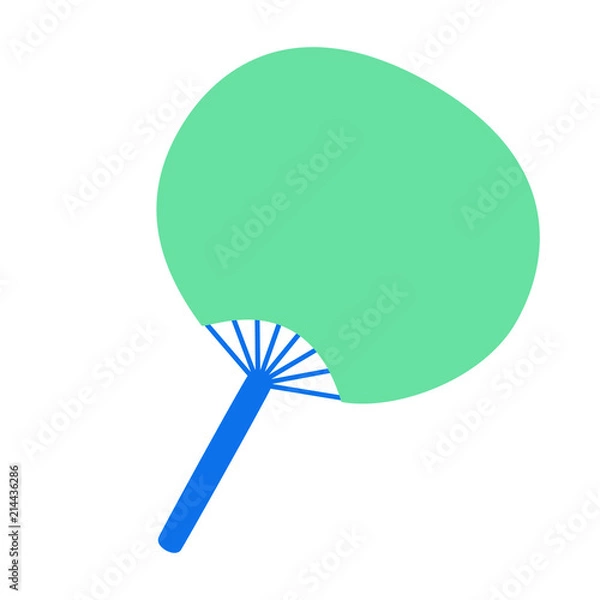 Obraz うちわ　イラスト