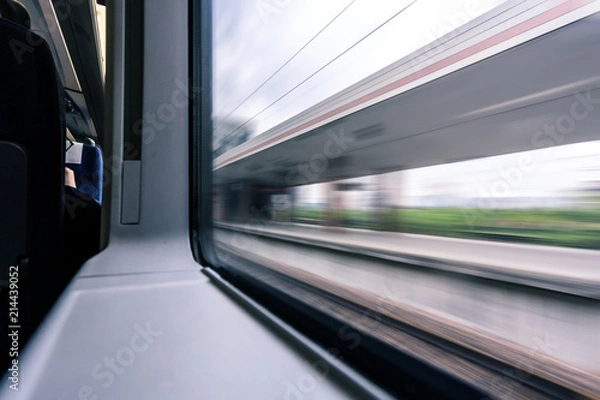 Obraz window of train