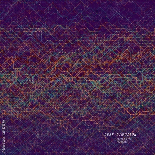 Fototapeta vector genrative art