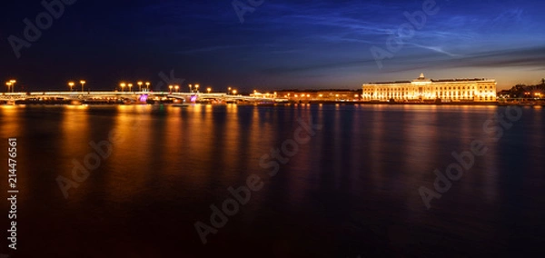 Fototapeta Twilight on the river