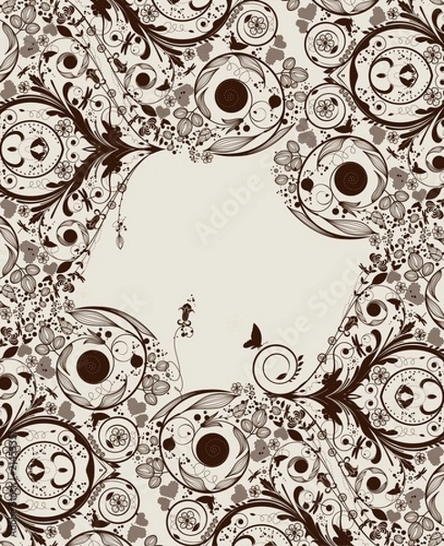 Fototapeta vector flower background