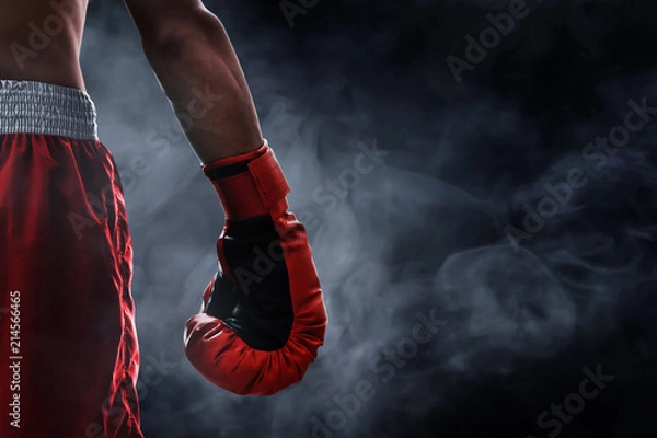 Fototapeta Czerwona rękawica bokserska