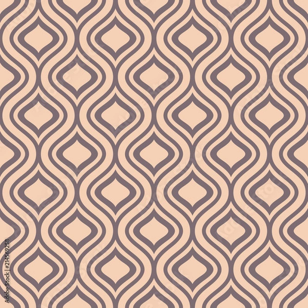 Fototapeta seamless retro ornamental pattern