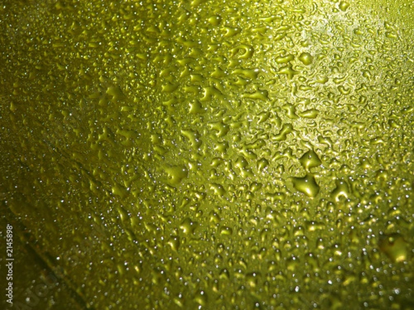 Fototapeta yellow water drop for background